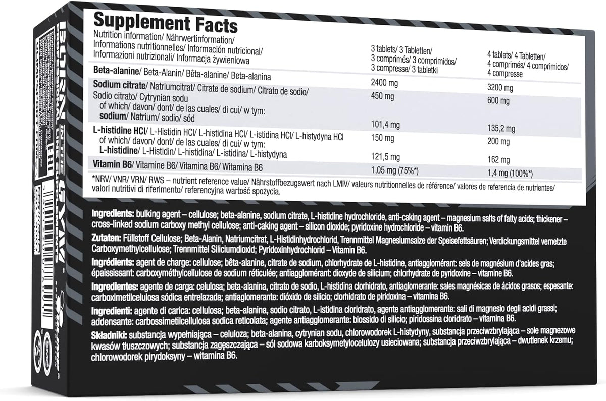 Beta Alanine Carno Rush Mega Tabs (80 Tabletten)