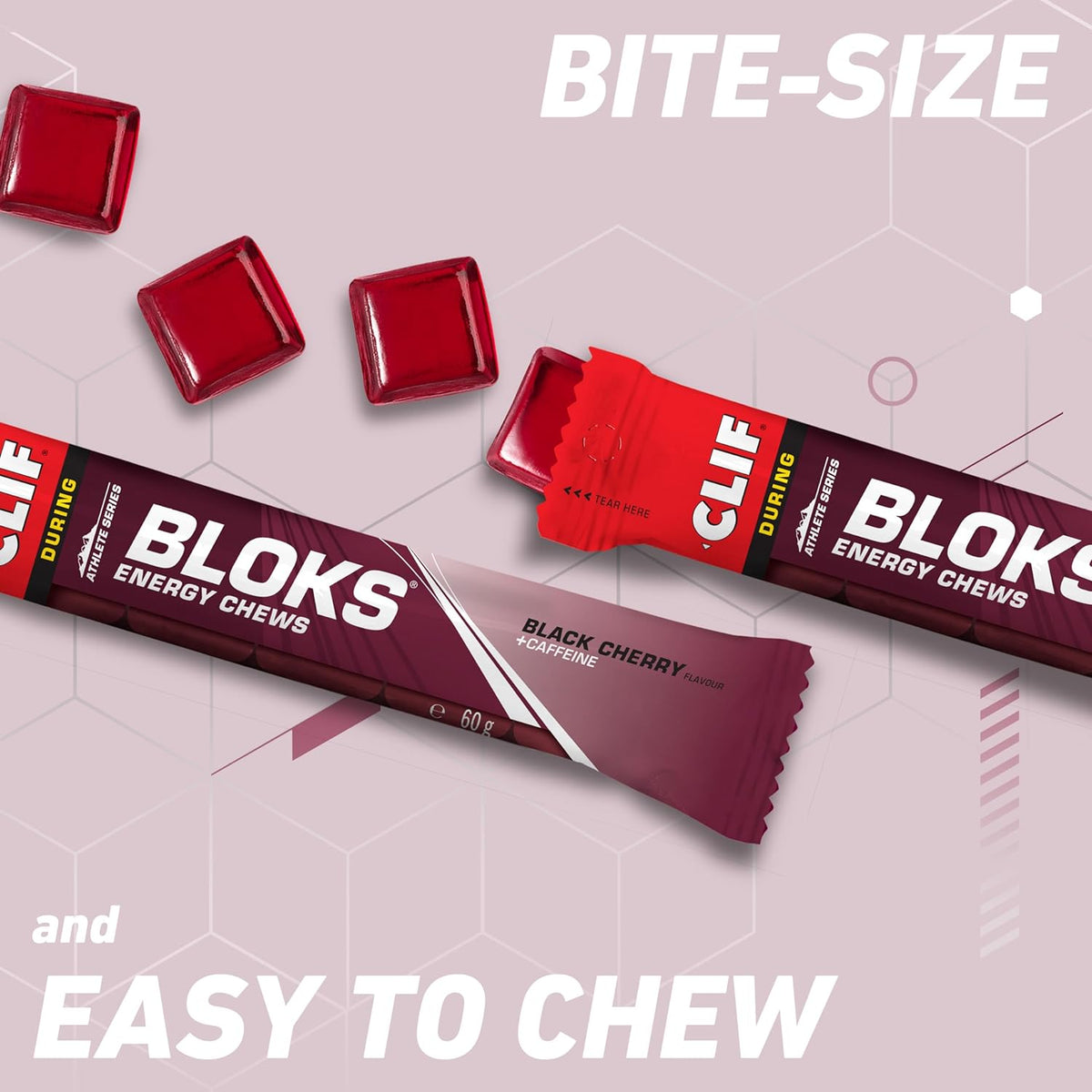 Shot Bloks (18x60g) Black Cherry + Koffein