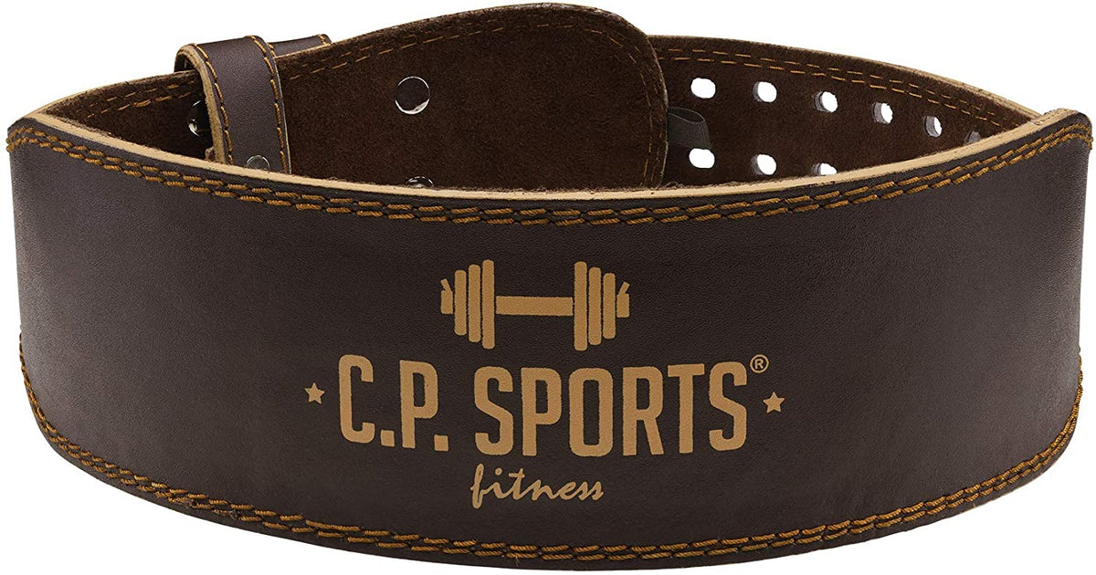 Weightlifting belt leather Brown XS