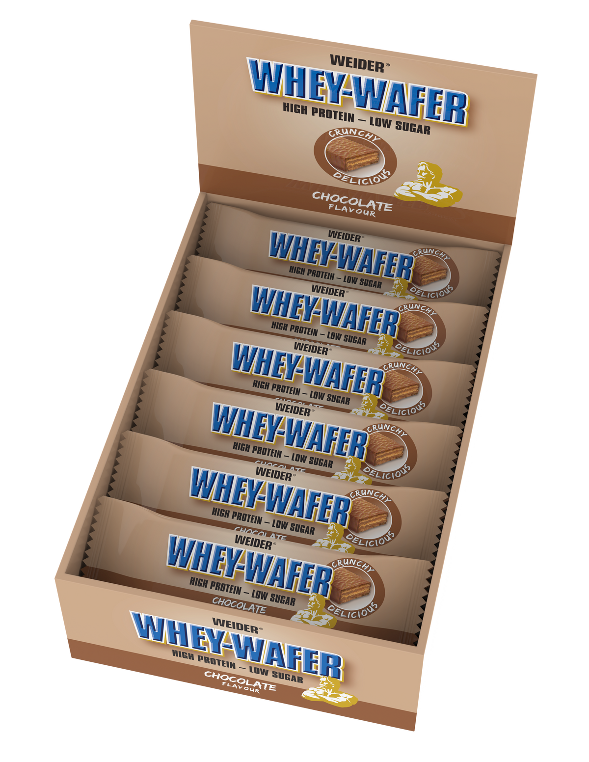 32% Whey Wafer (12x35g) Chocolate