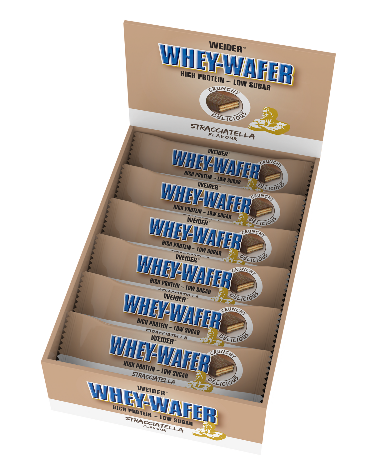 32% Whey Wafer (12x35g) Stracciatella