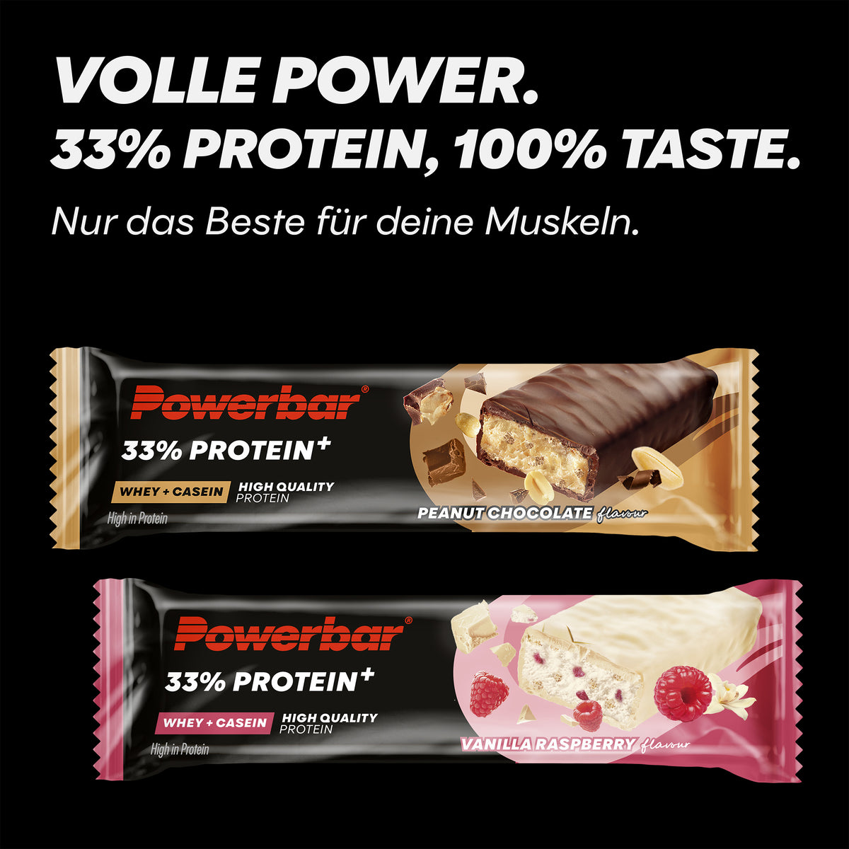 33% Protein Plus Bar (10x90g) Vanilla-Raspberry
