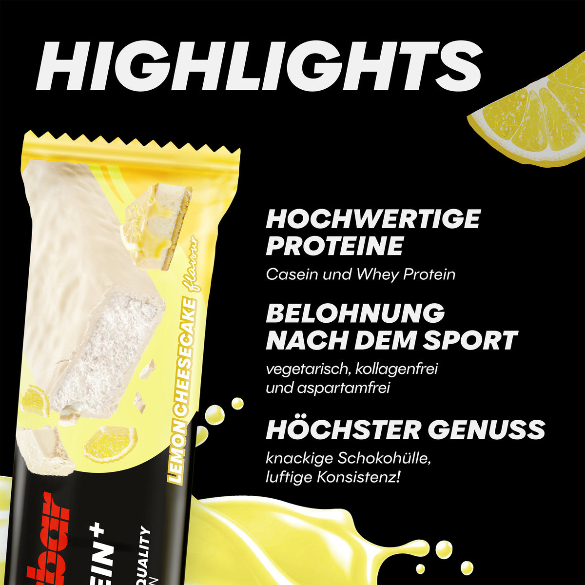30% Protein Plus Bar (15x55g) Lemon Cheesecake