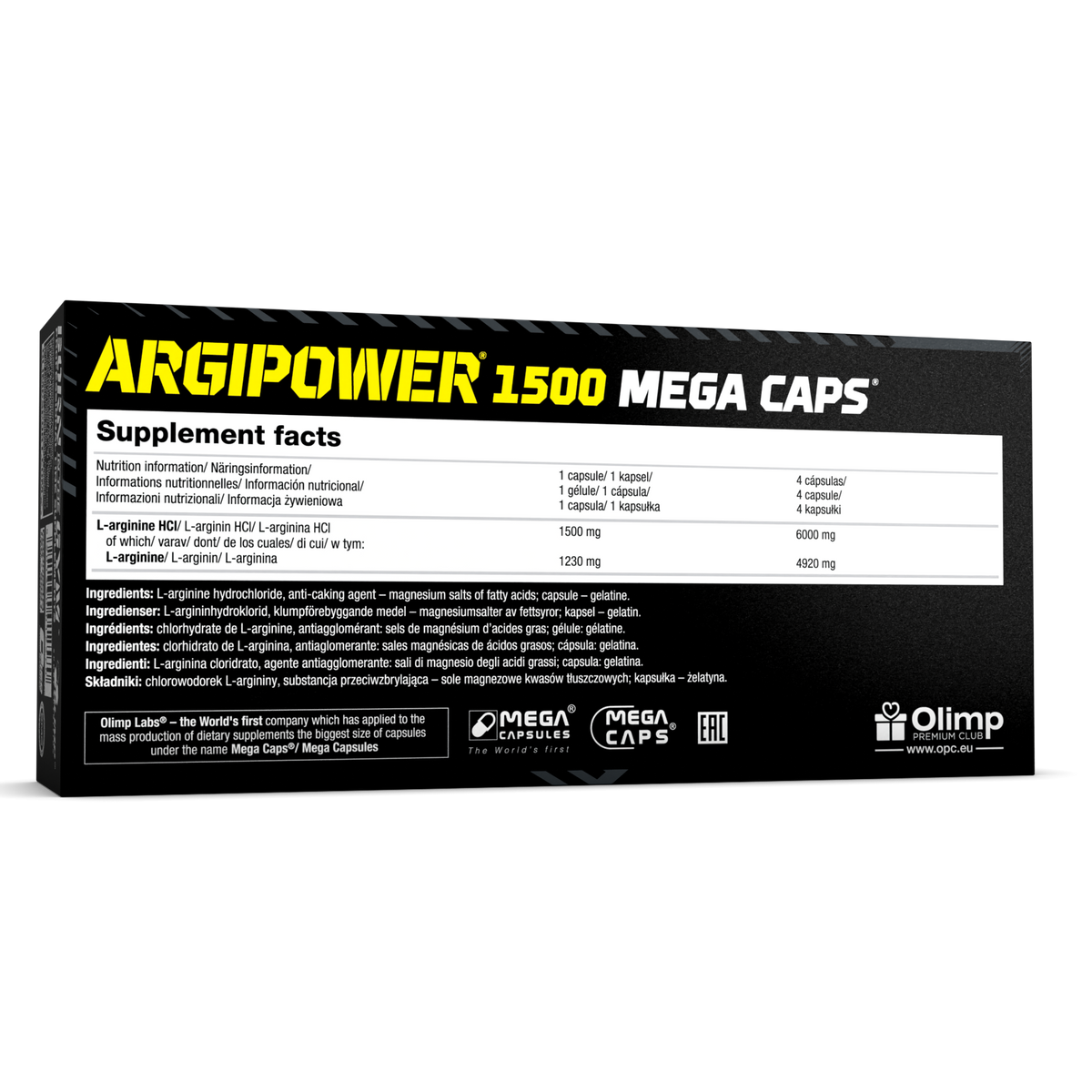 ArgiPower 1500 Mega caps Blister (120 caps)