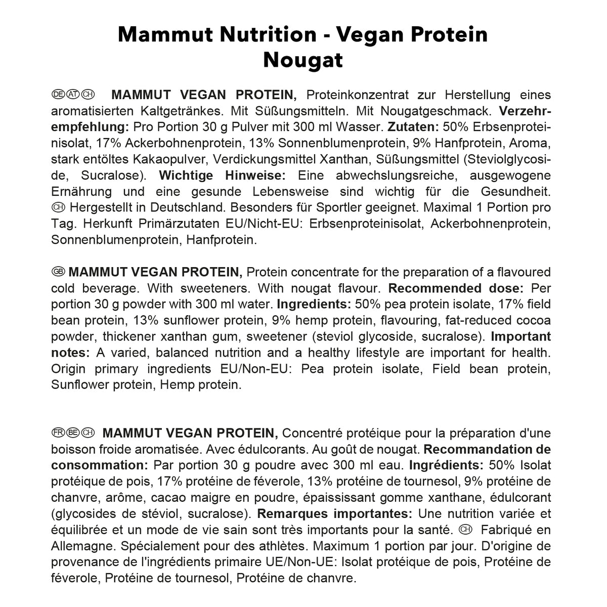 Vegan Protein (460g)