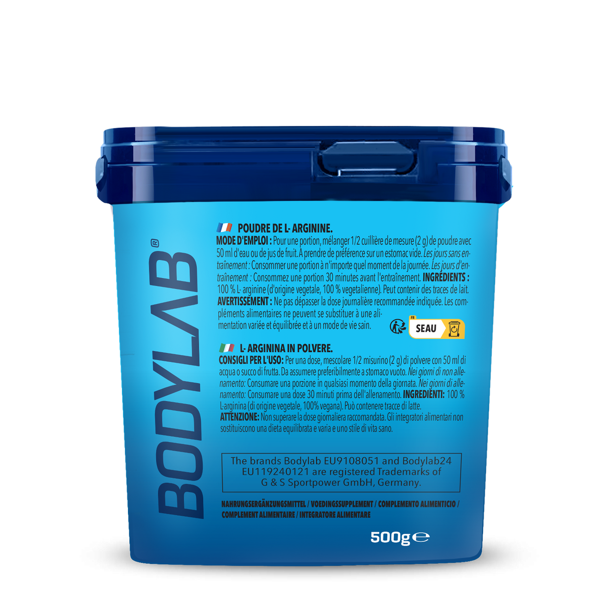 2 x Arginine Powder (500g)