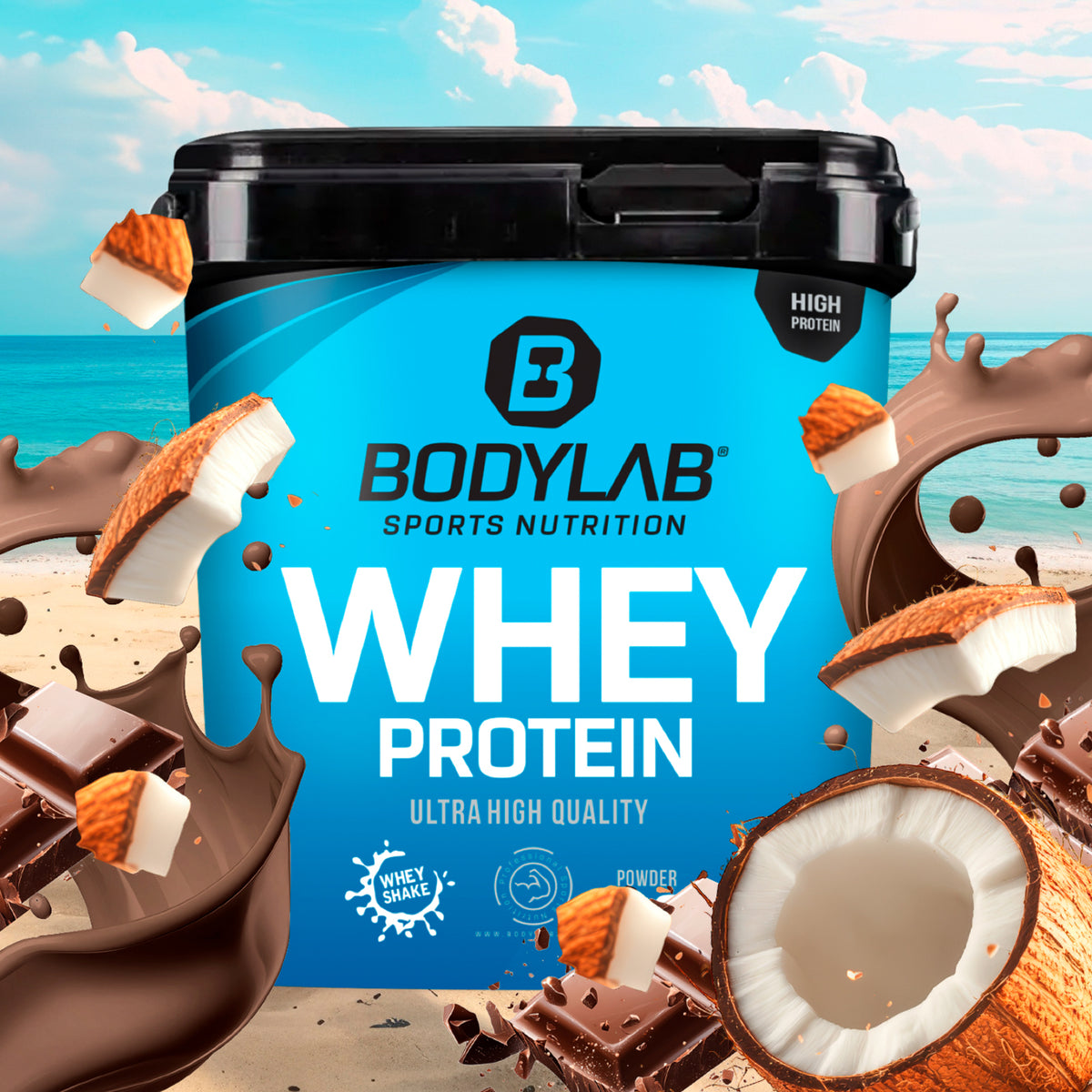 Whey Protein (2000g) Choclate-Coconut