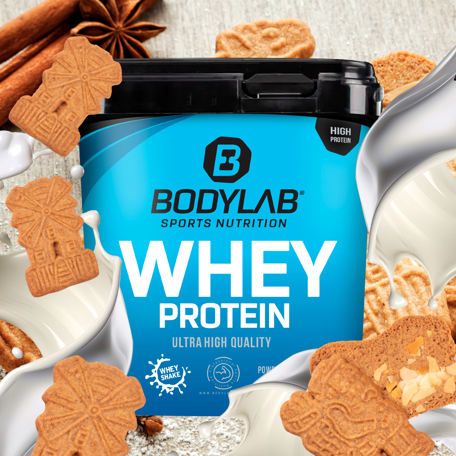 Whey Protein (2000g) Chunky Caramelcookie / Lotus Biscuit / Speculoos