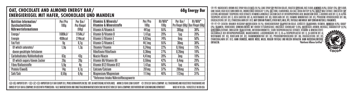 6 x Bar Mixed (6x68g)