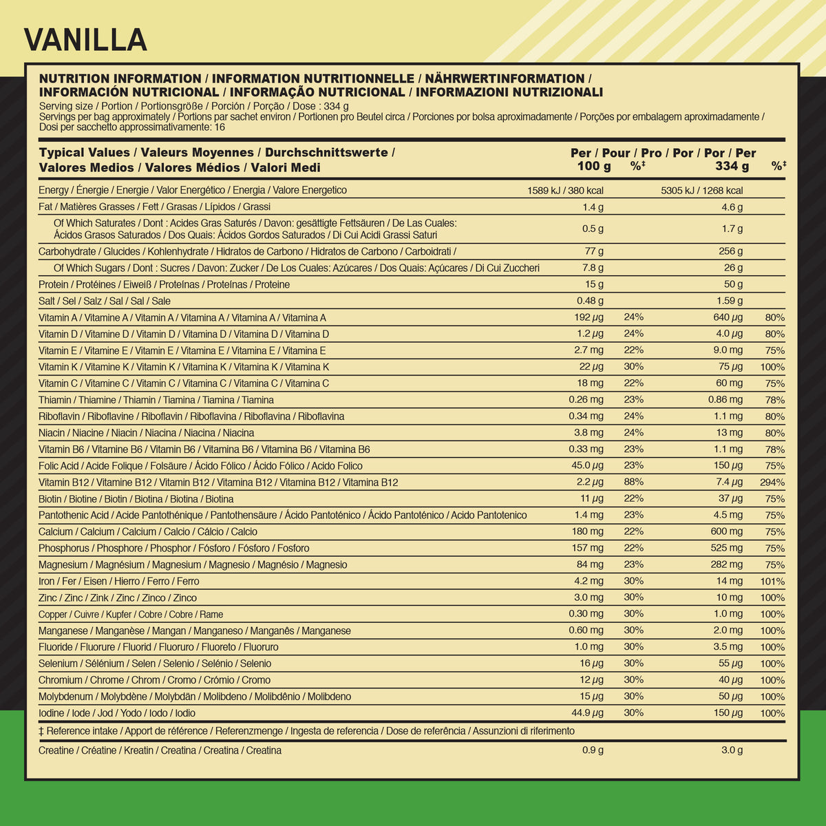 Serious Mass (5330g) Vanilla