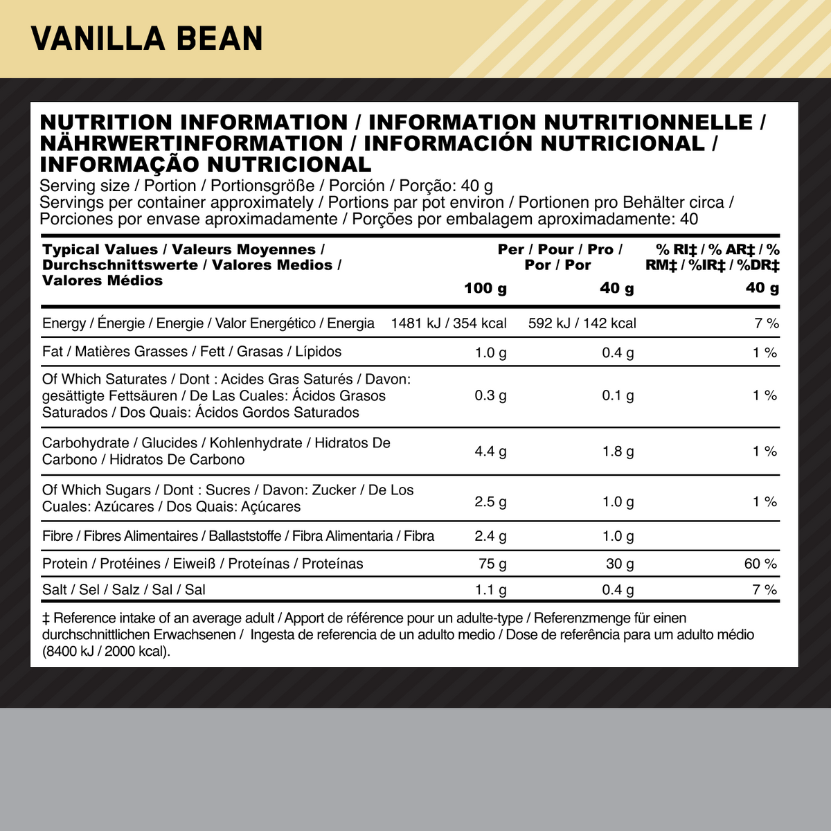 Platinum Hydro Whey (1600g) Vanilla