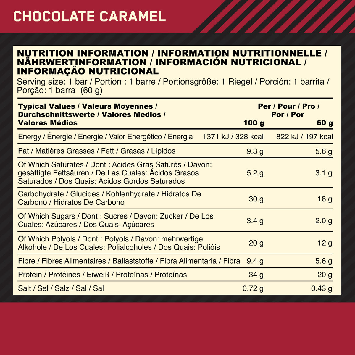 Whipped Protein Bar (10x60g) Chocolate Caramel