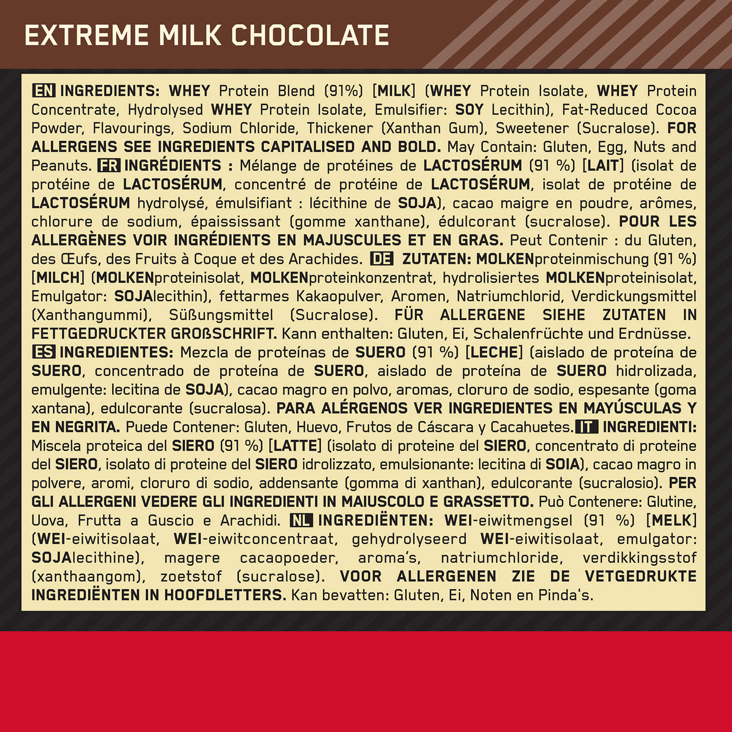 #Geschmack_Extreme Milk Chocolate#locale_de#locale_nl