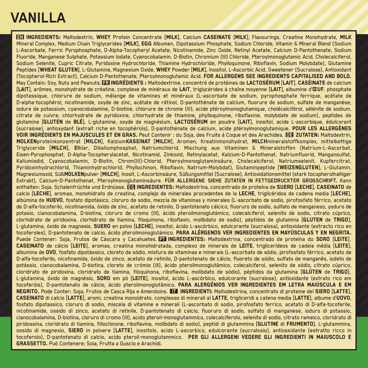 Serious Mass (5330g) Vanilla