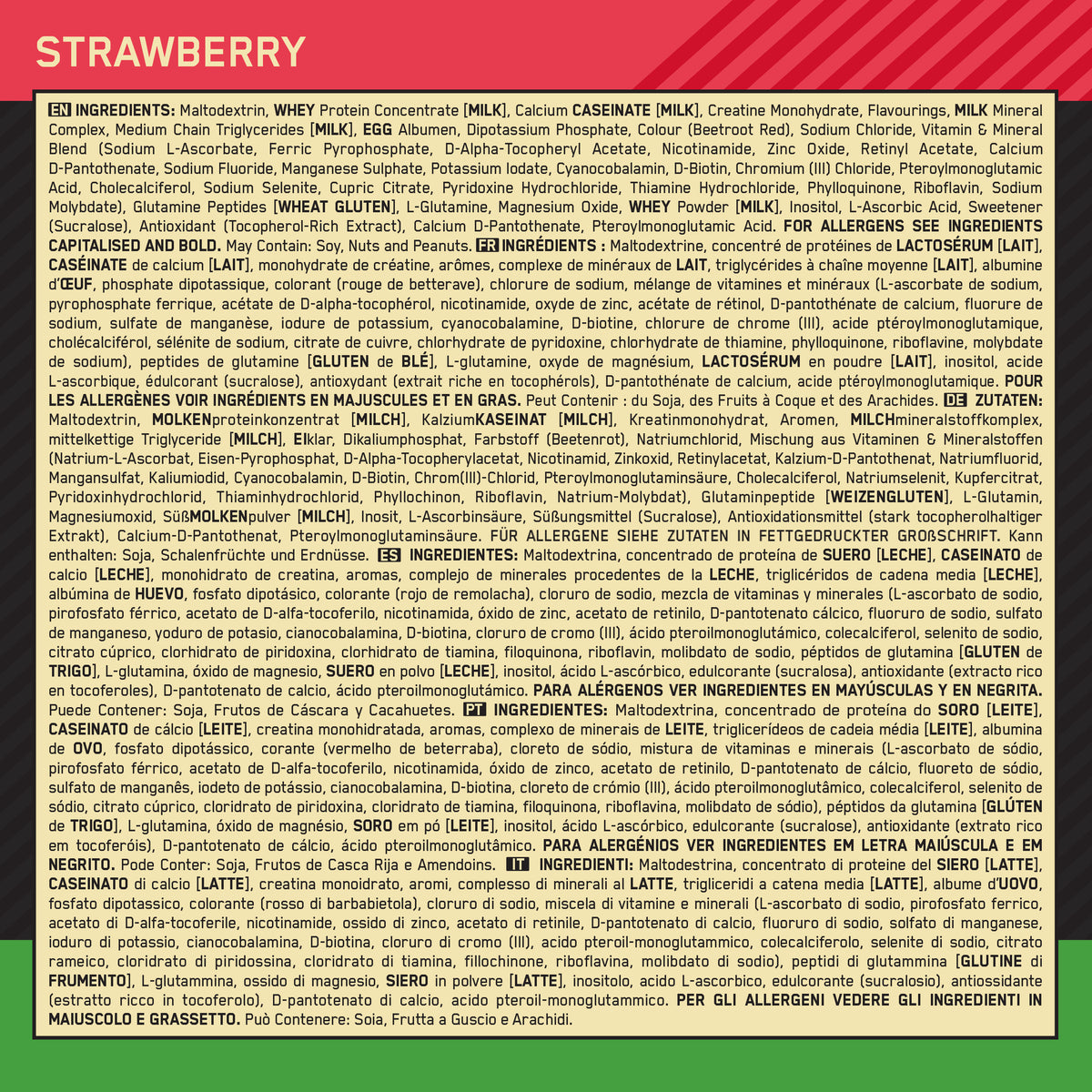 Serious Mass (5330g) Strawberry