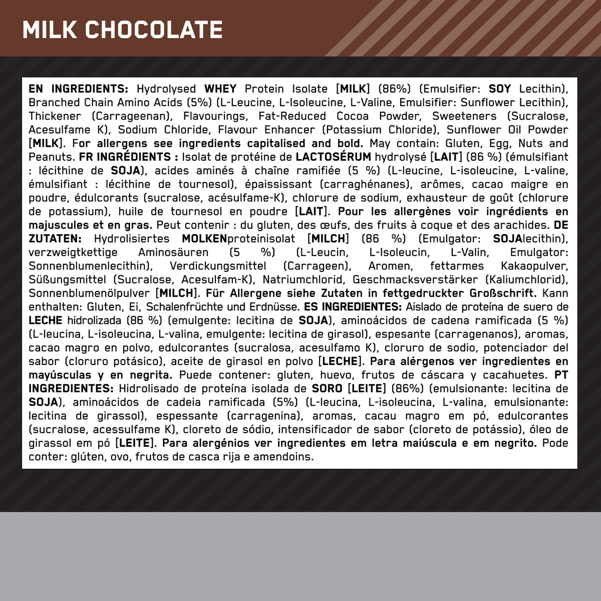 Platinum Hydro Whey (1600g) Milk Chocolate