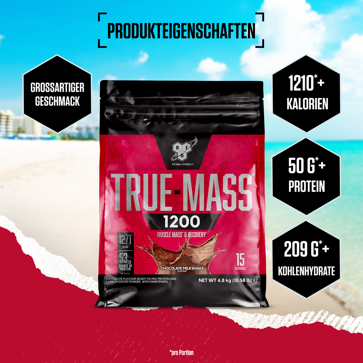 True Mass 1200 (4800g) Chocolate