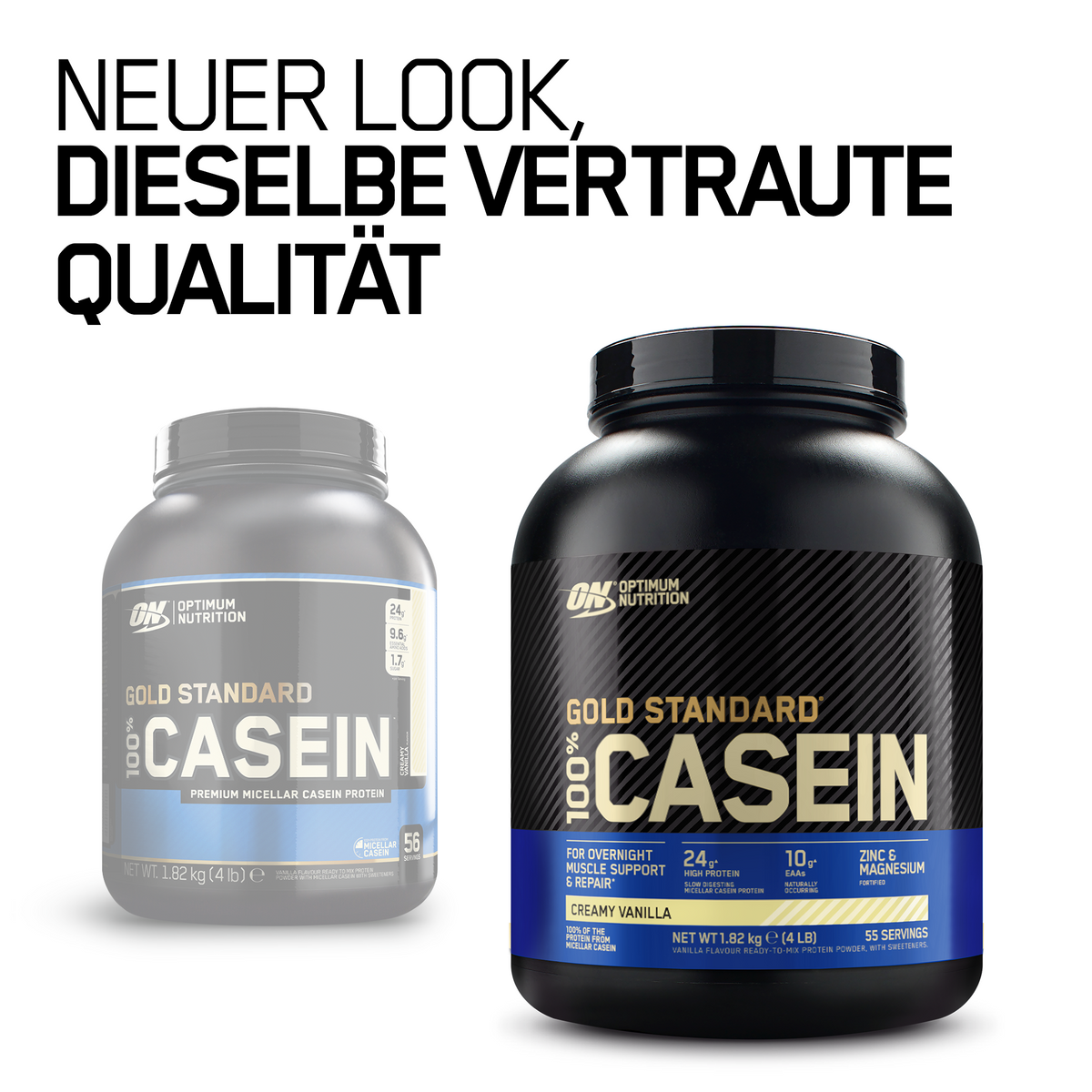100% Casein Gold Standard (1820g) Creamy Vanilla