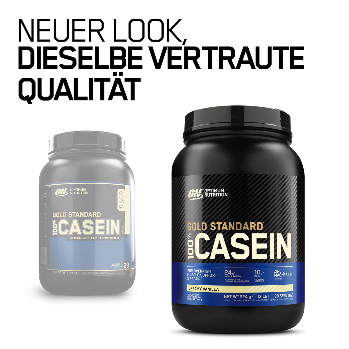 100% Casein (924g) Creamy Vanilla