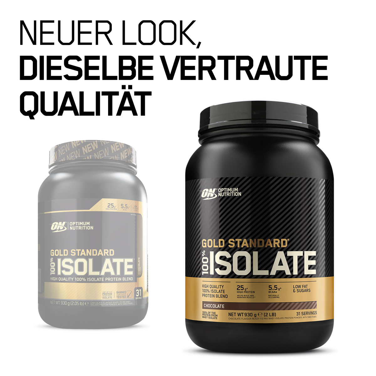 100% Gold Standard isolaate (930g) Chocolate