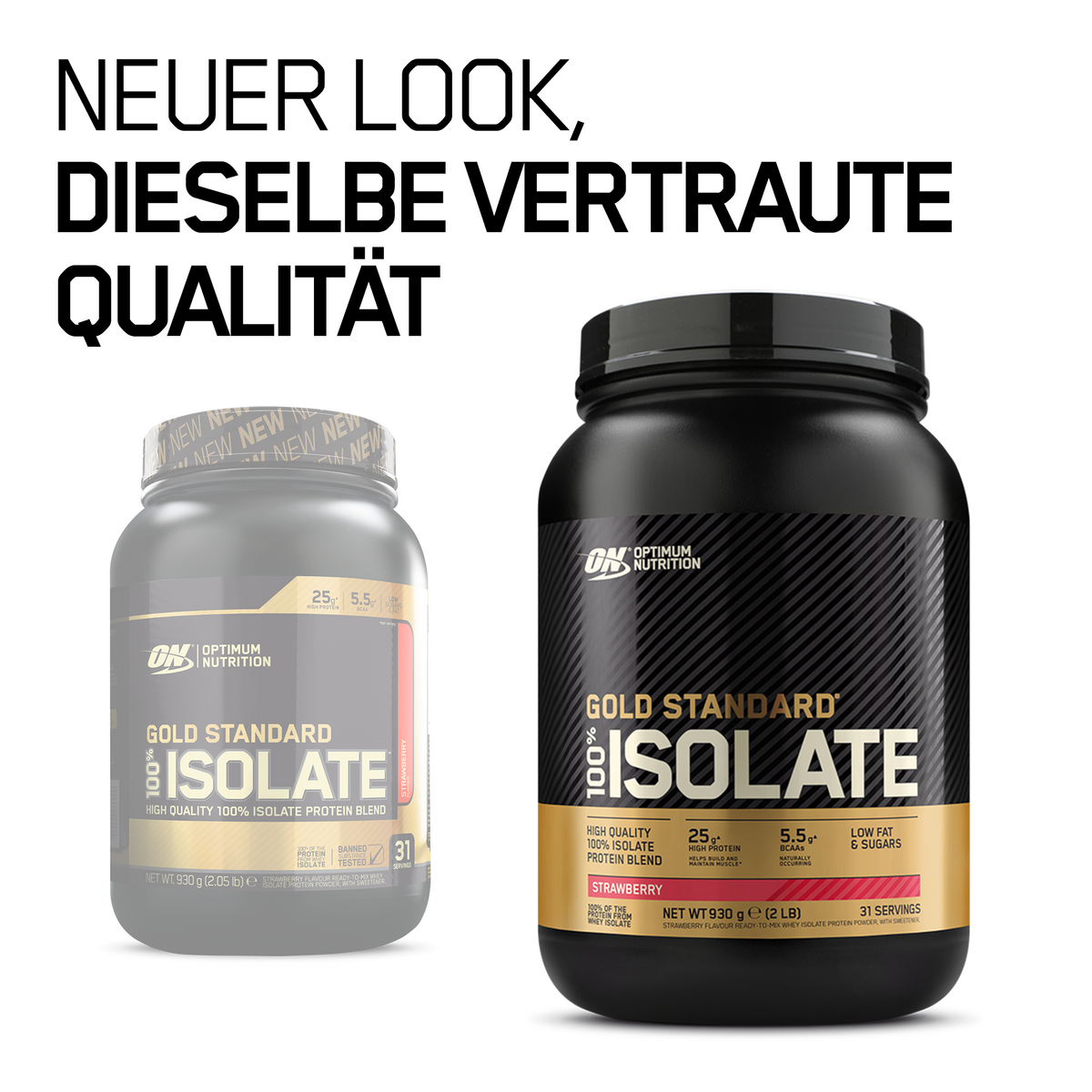 100% Gold Standard isolaate (930g) Strawberry
