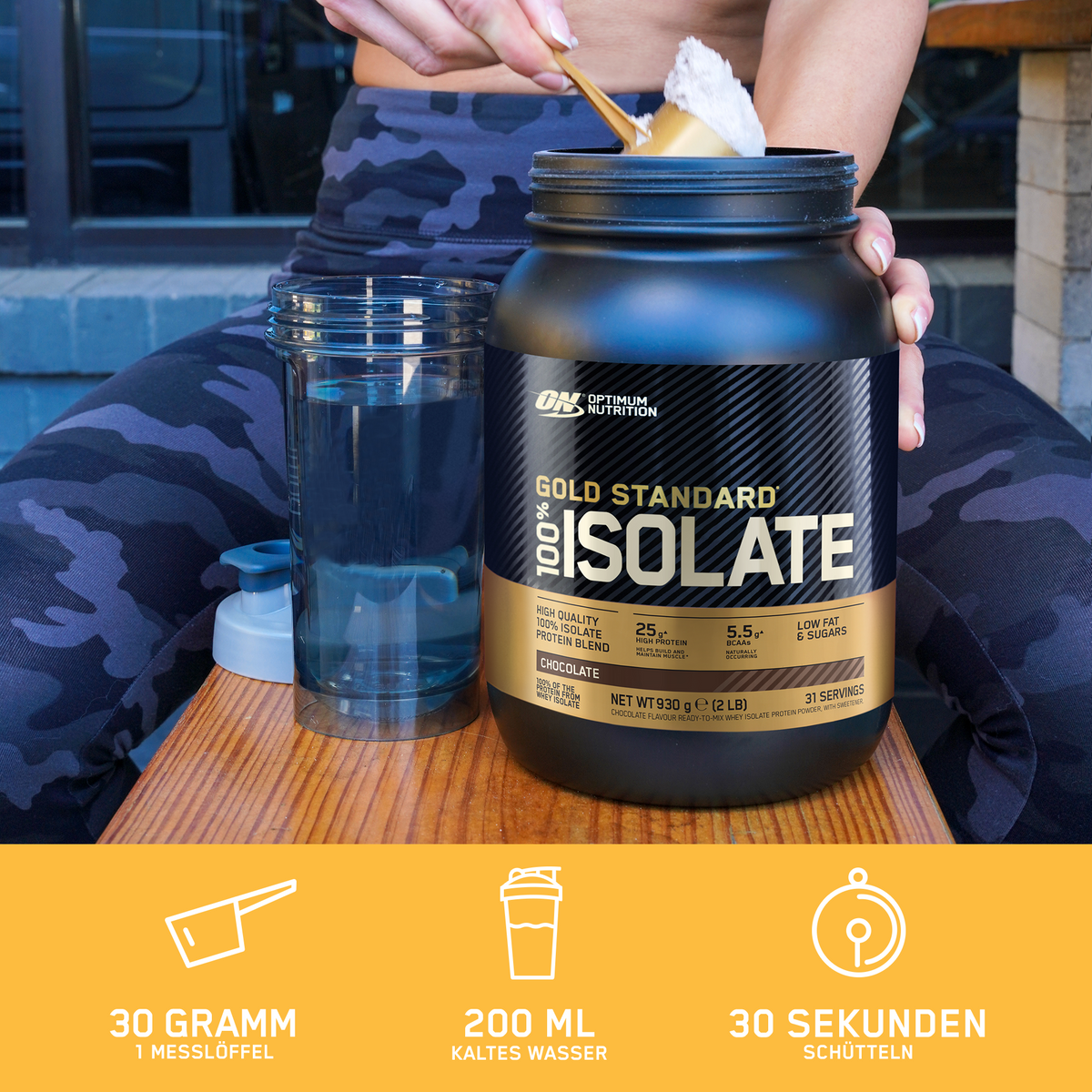 100% Gold Standard isolaate (930g) Vanilla