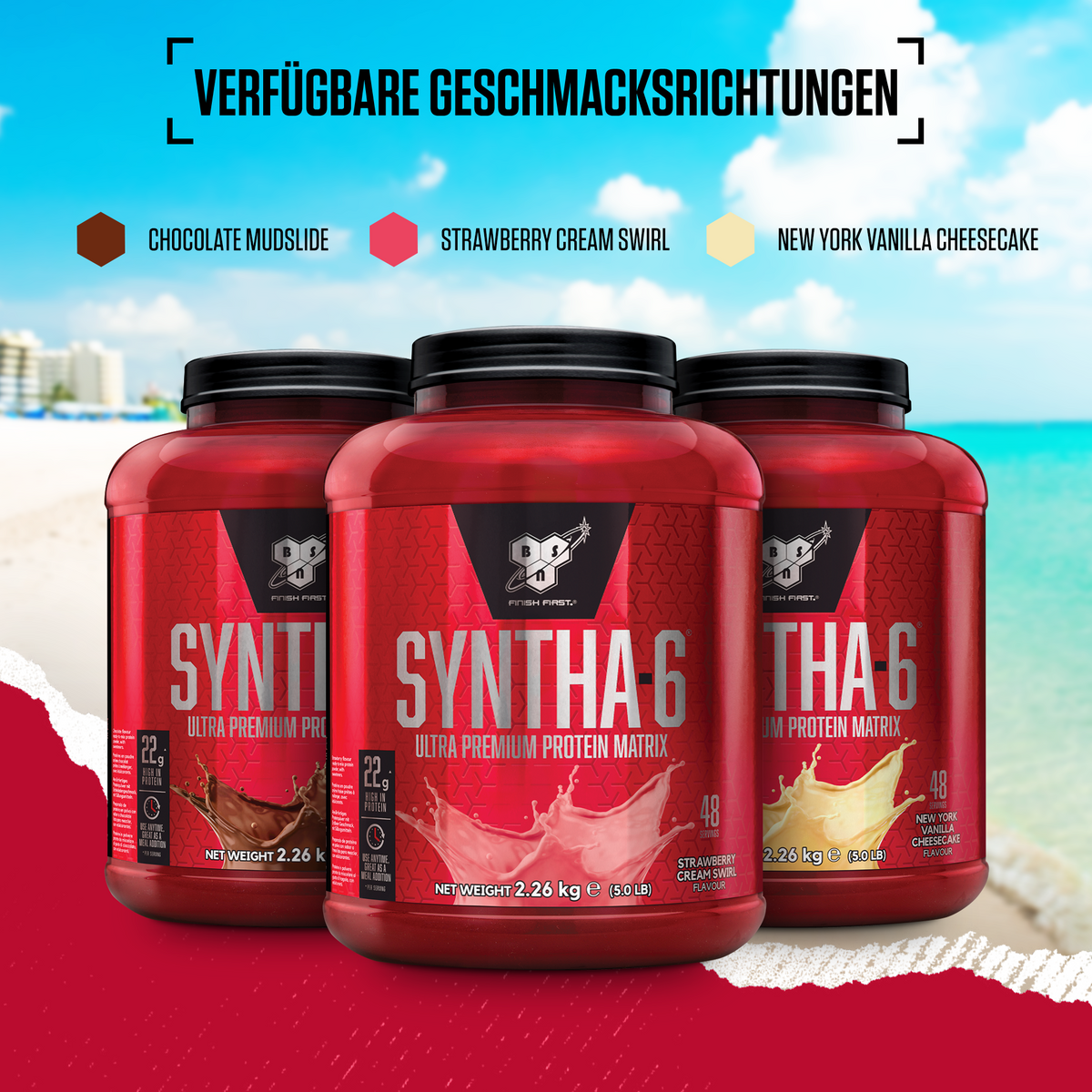 Syntha-6 Original (2260g) Strawberry Swirl