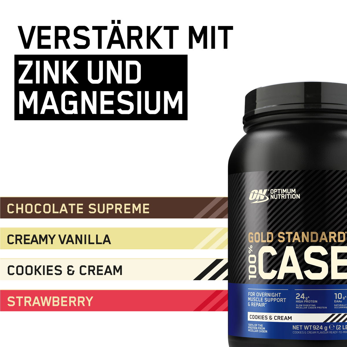 100% Casein (924g) Cookies & Cream