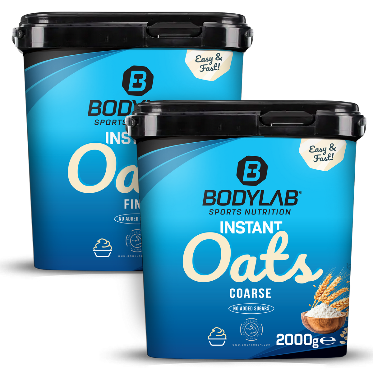 2 x Instant Oats - fine of coarse (elk 2000g)