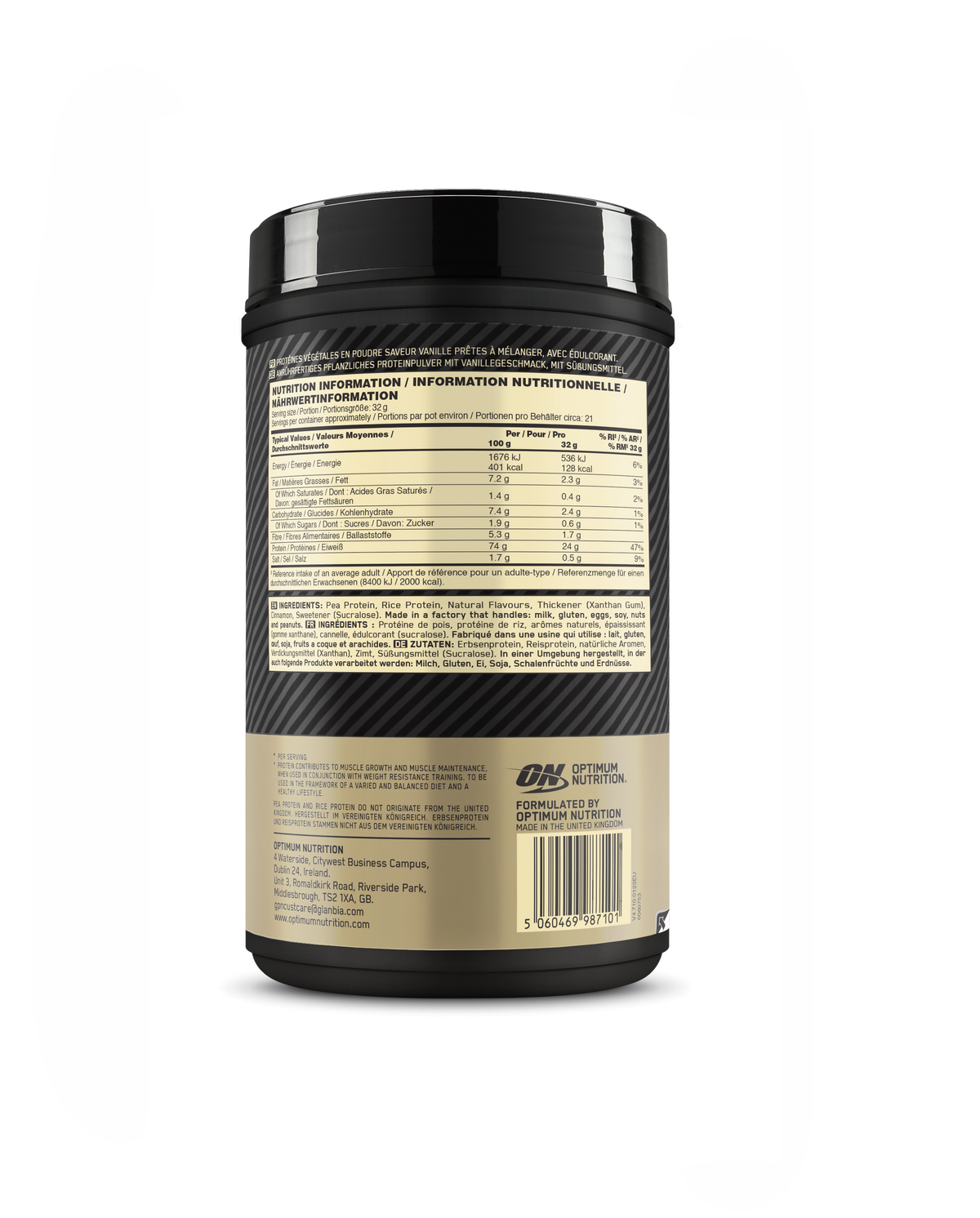 Gold Standard 100% Plant (684g) Vanilla
