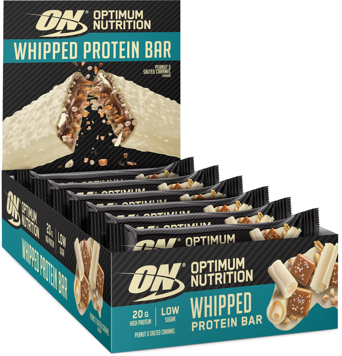 Whipped Protein Bar (10x60g) Peanut & Salted Caramel
