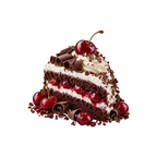 Chunky Schwarzwälder Kirsch (Black Forest cherry cake)
