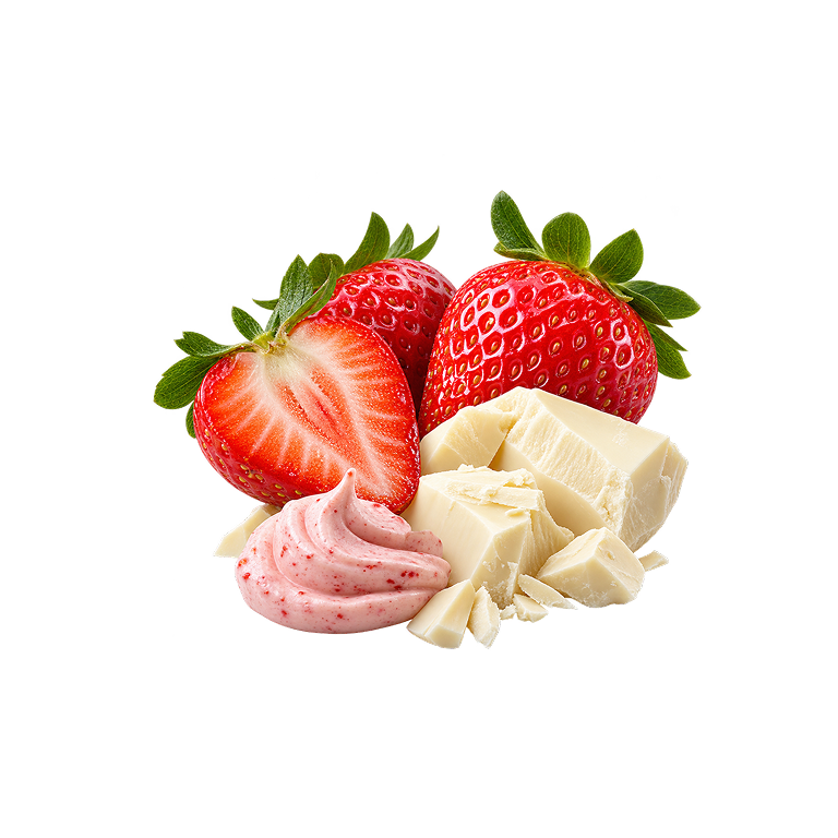 Chunky Strawberry + white chocolate