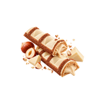 Chunky White chocolate hazelnut wafer