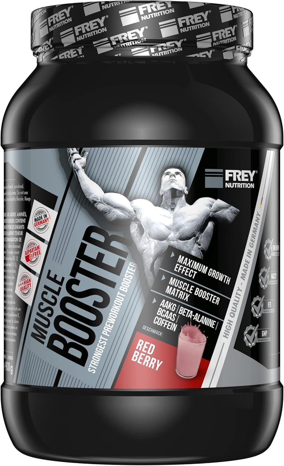 Muscle Booster - 900g - Red Berry