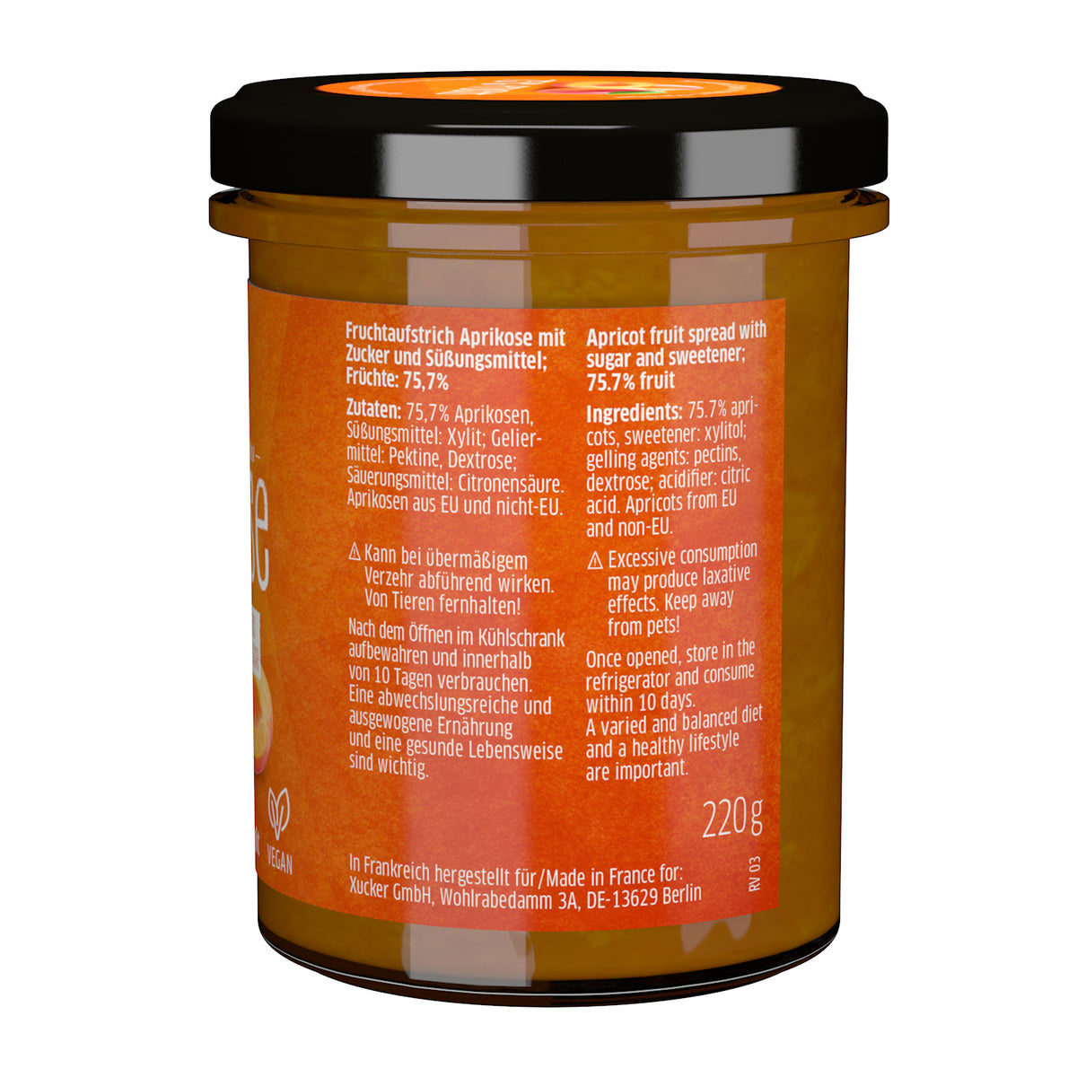 Fruitspread (220g) Apricot