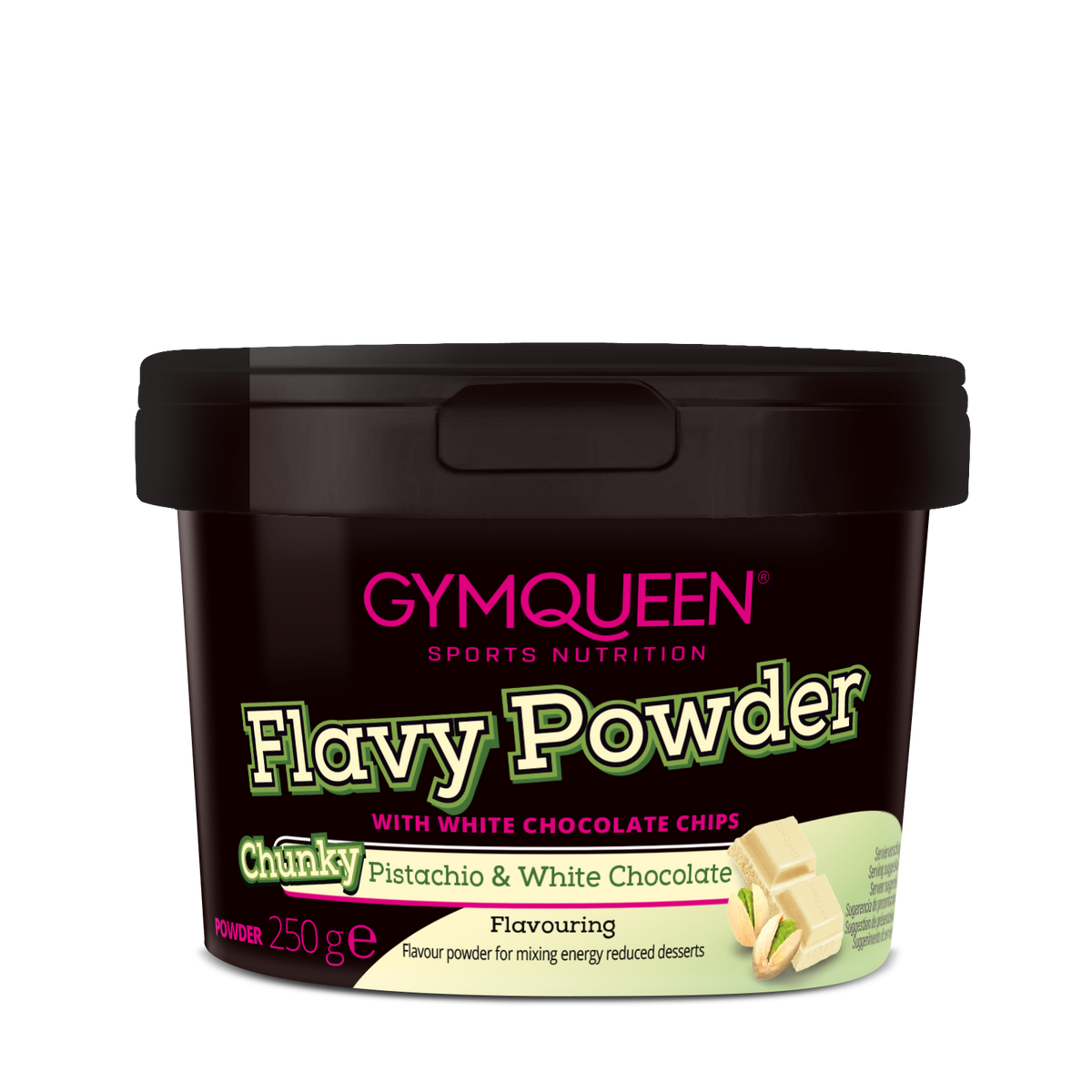 Flavy Powder (250g) Chunky Pistazie und weiße Schokolade