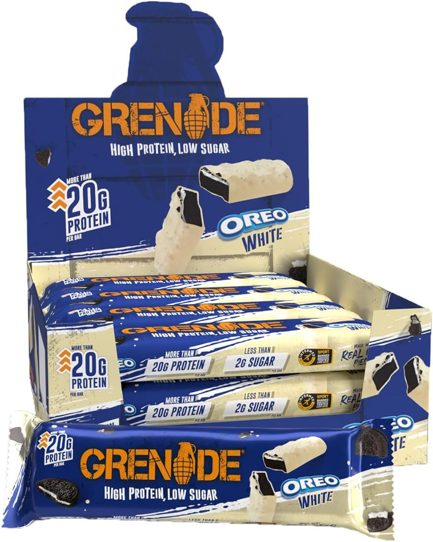 Grenade Protein Bar (12x60g) White Oreo