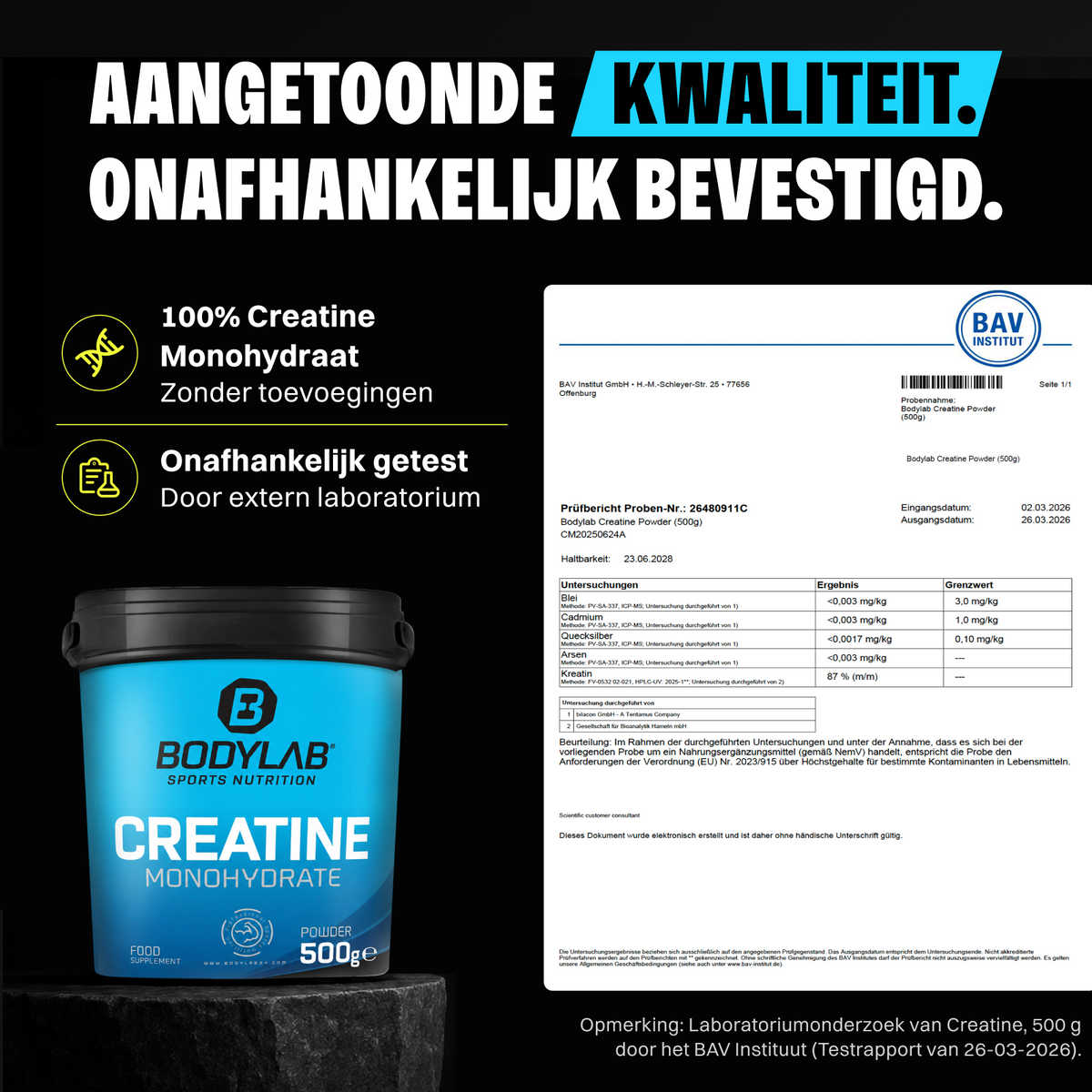 Riegel Adventskalender + GRATIS 500 g Creatine Powder