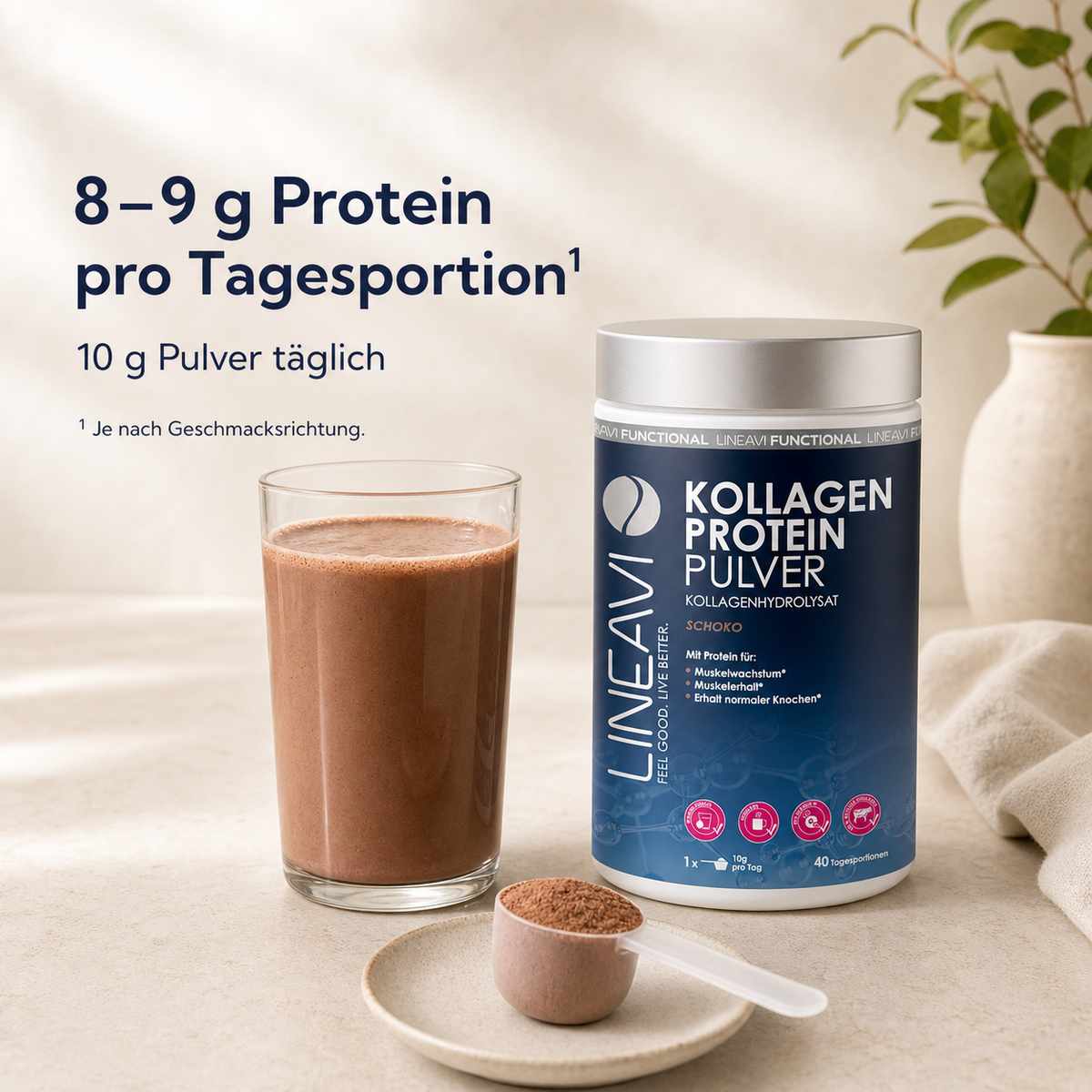Kollagen Proteinpulver (400g) Chocolate