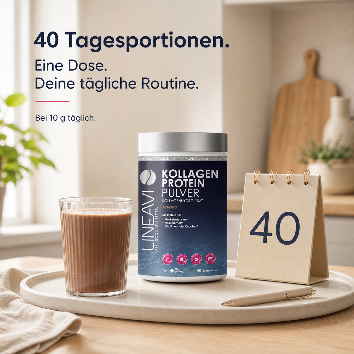 Kollagen Proteinpulver (400g) Chocolate