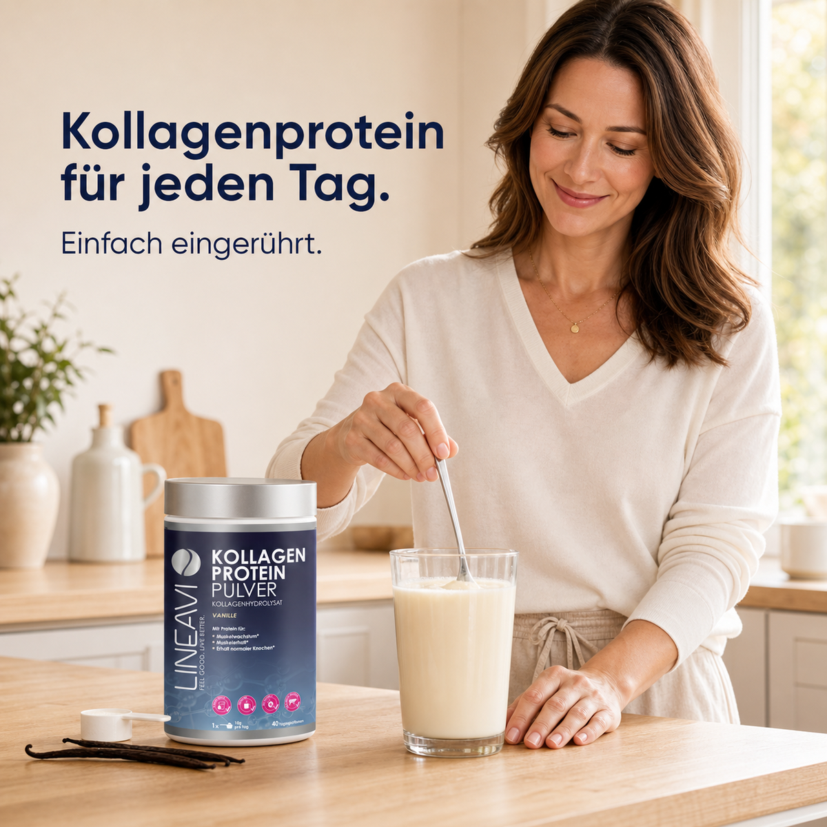 Kollagen Proteinpulver (400g) Vanilla