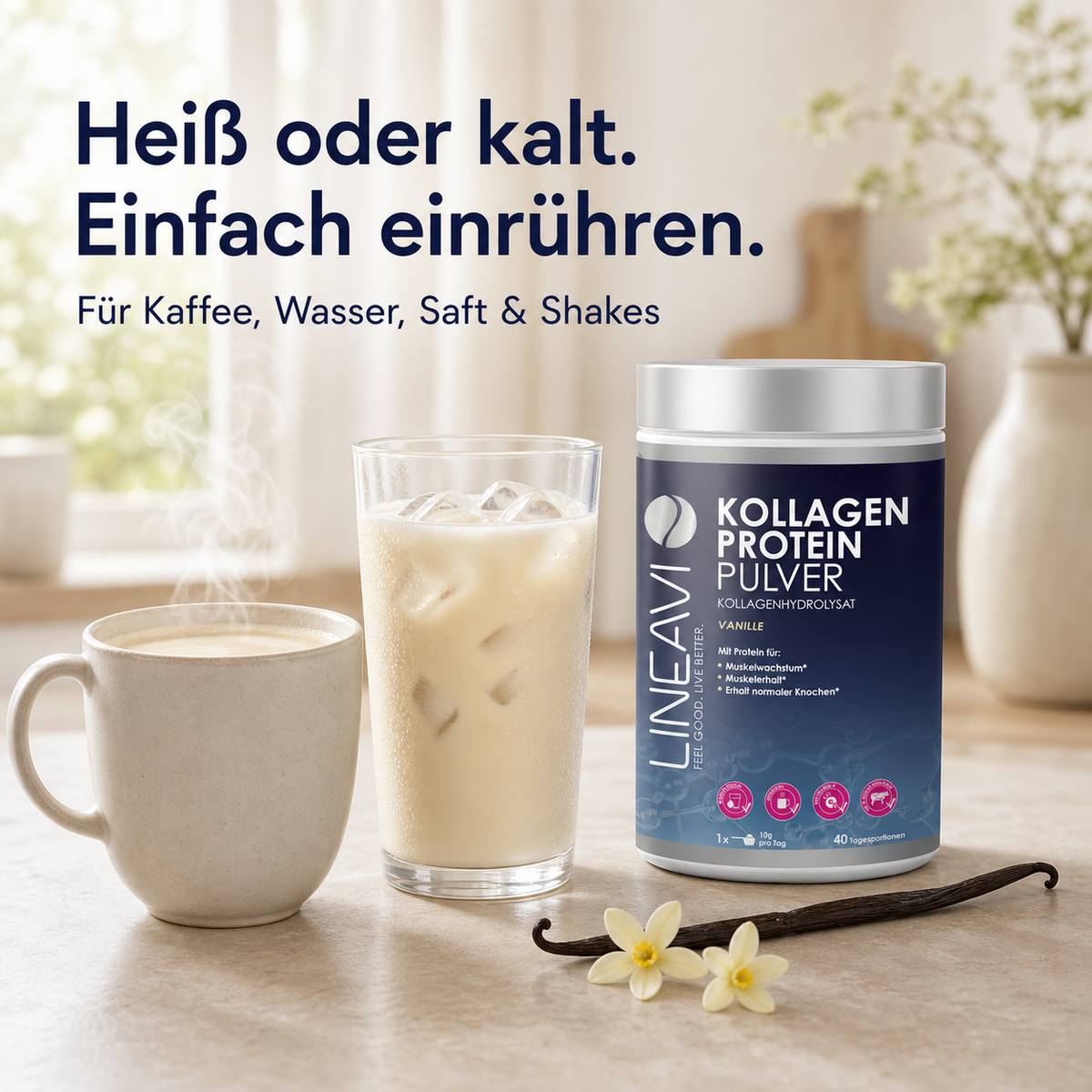 Kollagen Proteinpulver (400g) Vanilla
