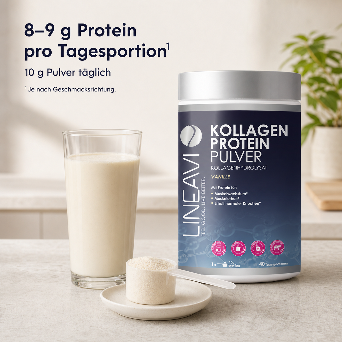 Kollagen Proteinpulver (400g) Vanilla