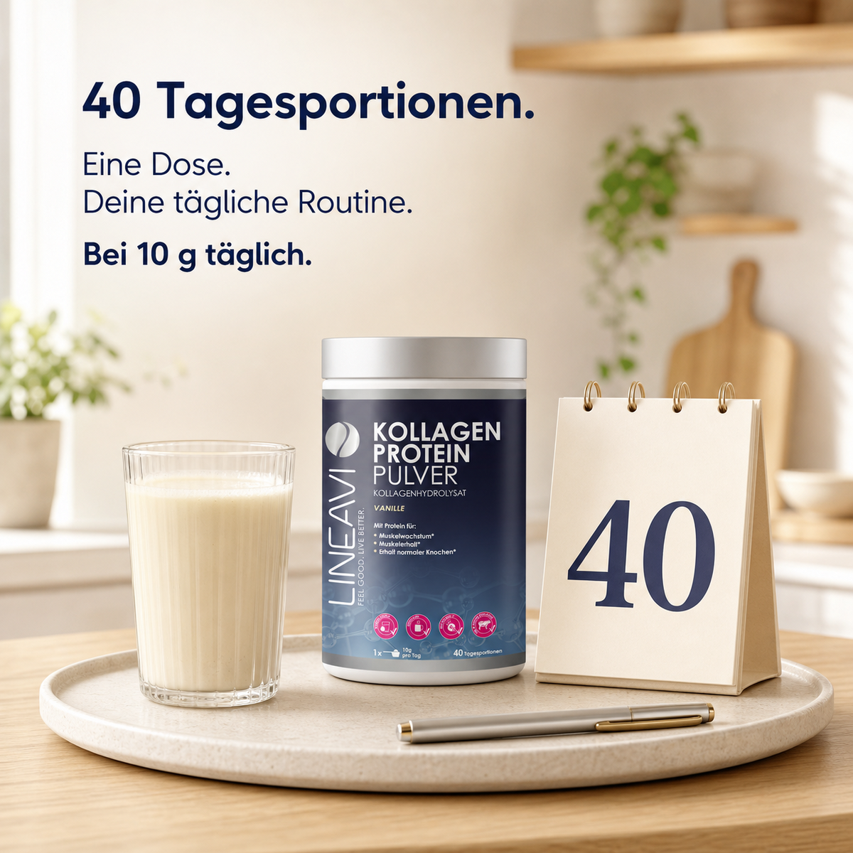 Kollagen Proteinpulver (400g) Vanilla