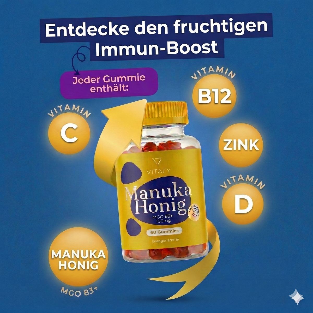 Manuka Honing (60 gummies)