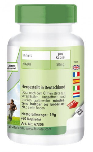 NADH 50mg (60 capsules)
