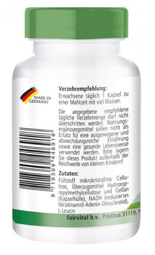 NADH 50mg (60 capsules)