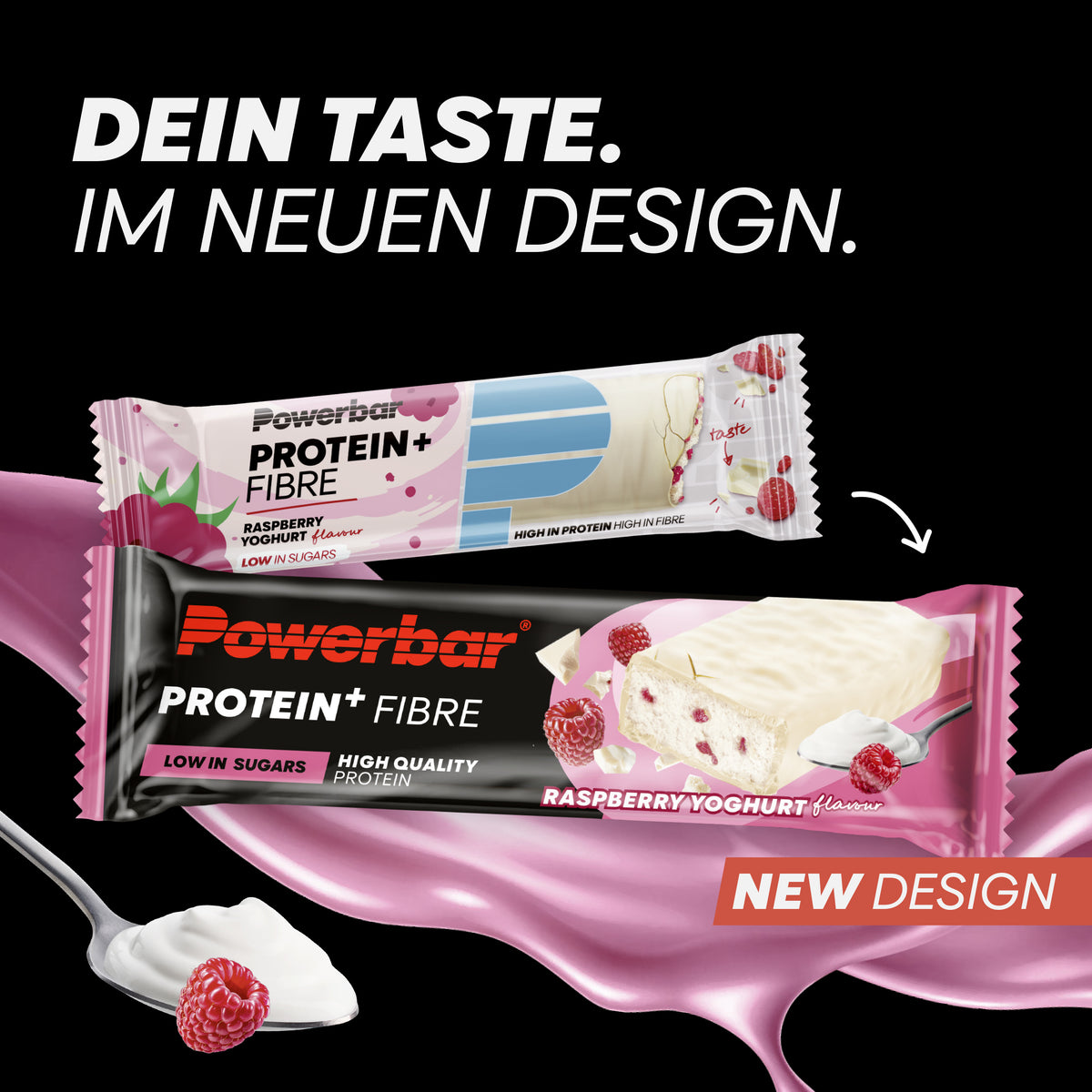 Protein Plus Fibre Bar Raspberry Yoghurt (16x35g)