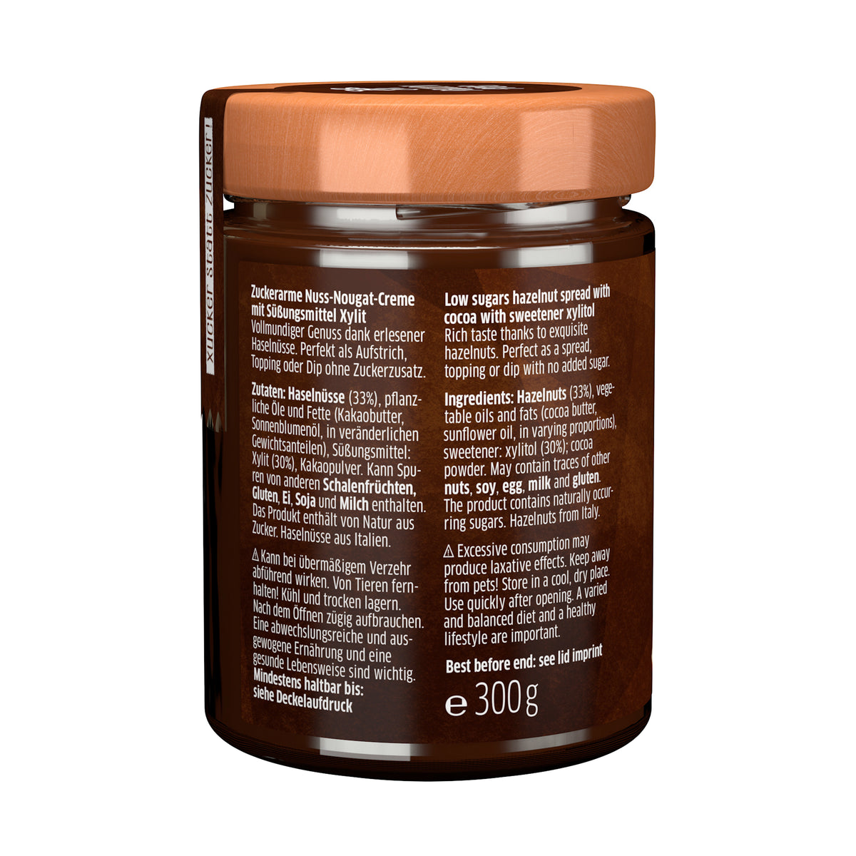 Nut-Nougat Spread with xylitol (300g)